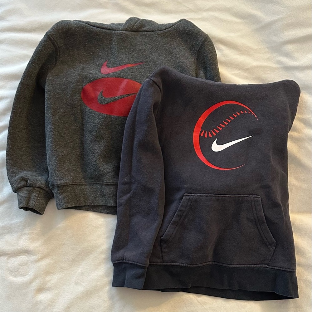 Nike Kids Sweatshirt - Gray and Blue